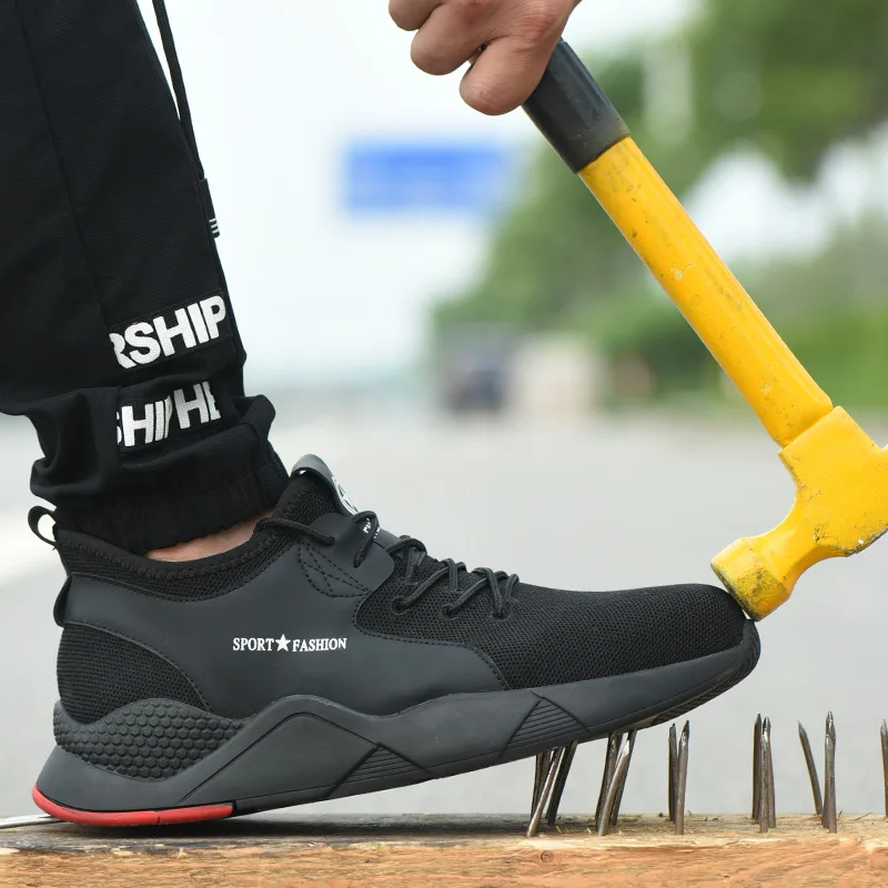 Labor insurance shoes breathable steel head fly woven safety kevlar hit extra work shoes 36 to 46
Labor insurance shoes breathable steel head fly woven safety kevlar hit extra work shoes 36 to 46