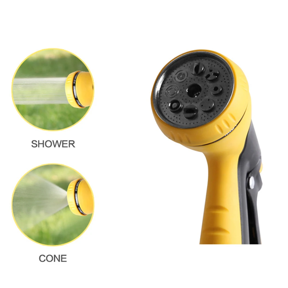 Garden Hose Spray Nozzle Zinc Plastic Multifunctional Adjustable Water Gun Lawn Watering Car Washer High Pressure Nozzle
Garden Hose Spray Nozzle Zinc Plastic Multifunctional Adjustable Water Gun Lawn Watering Car Washer High Pressure Nozzle