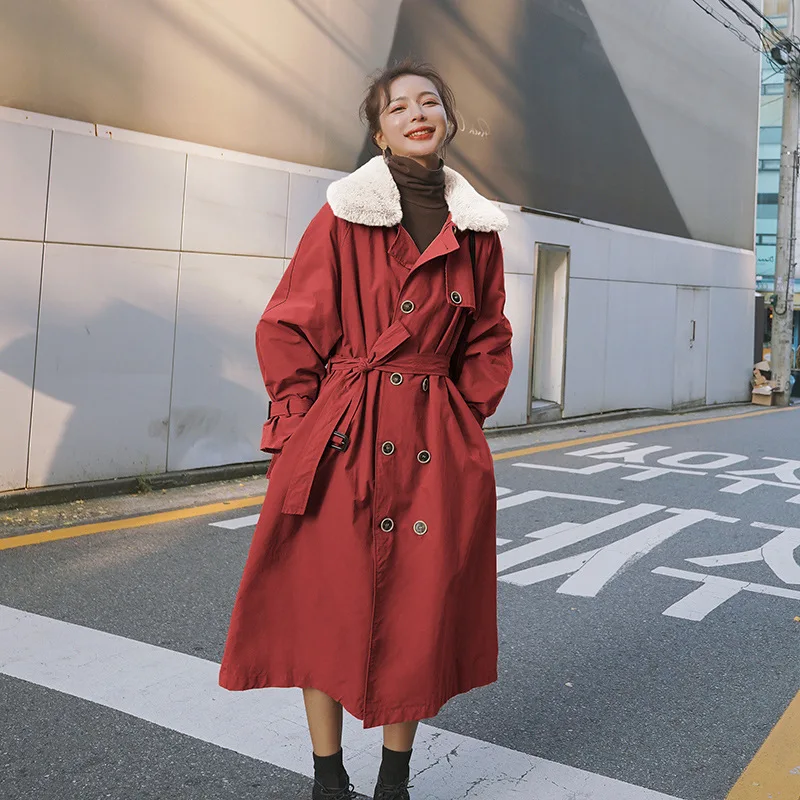 Korean Style Retro Cotton Clothes Winter Women's Clothing New Fashion High Imitation Rabbit Fur Liner To Overcome Cotton Clothes
Korean Style Retro Cotton Clothes Winter Women's Clothing New Fashion High Imitation Rabbit Fur Liner To Overcome Cotton Clothes