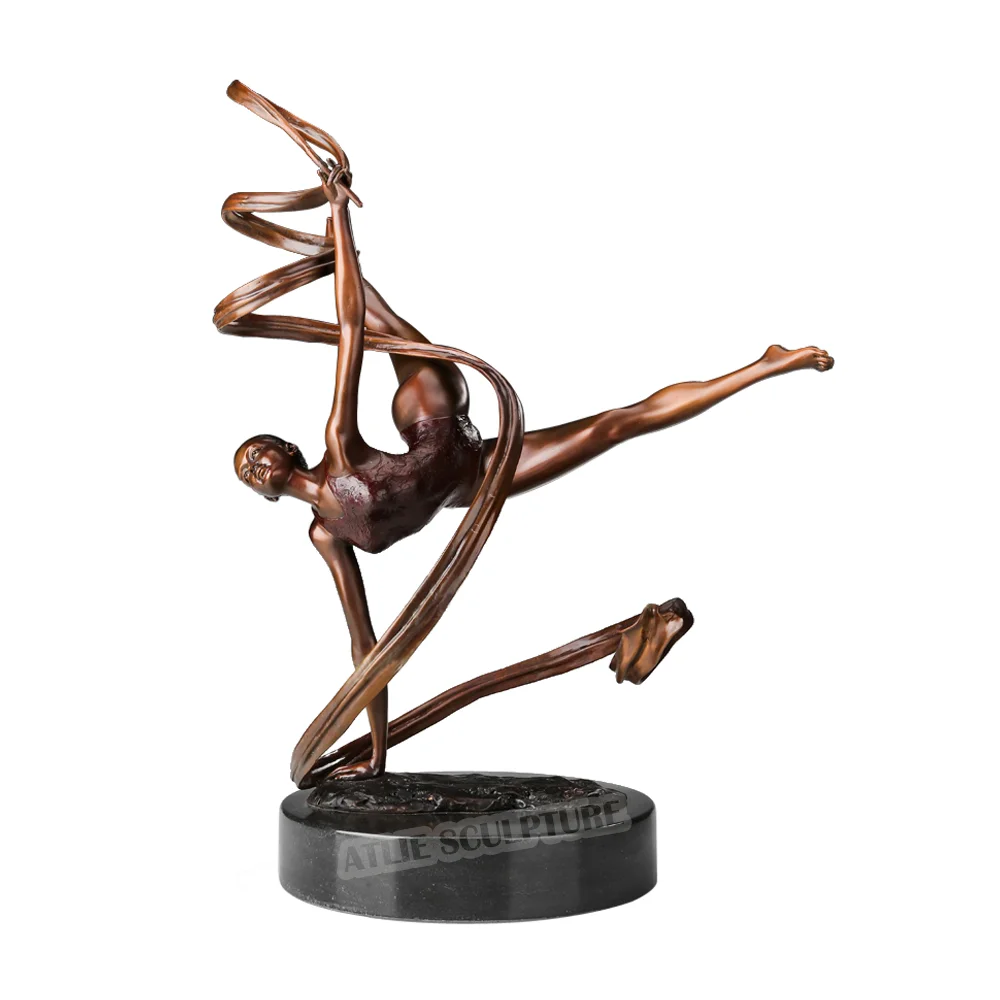Riband Dance Bronze Statue Sculpture Western Female Girl Dancing Modern Art High-end Home Decor Large
Riband Dance Bronze Statue Sculpture Western Female Girl Dancing Modern Art High-end Home Decor Large