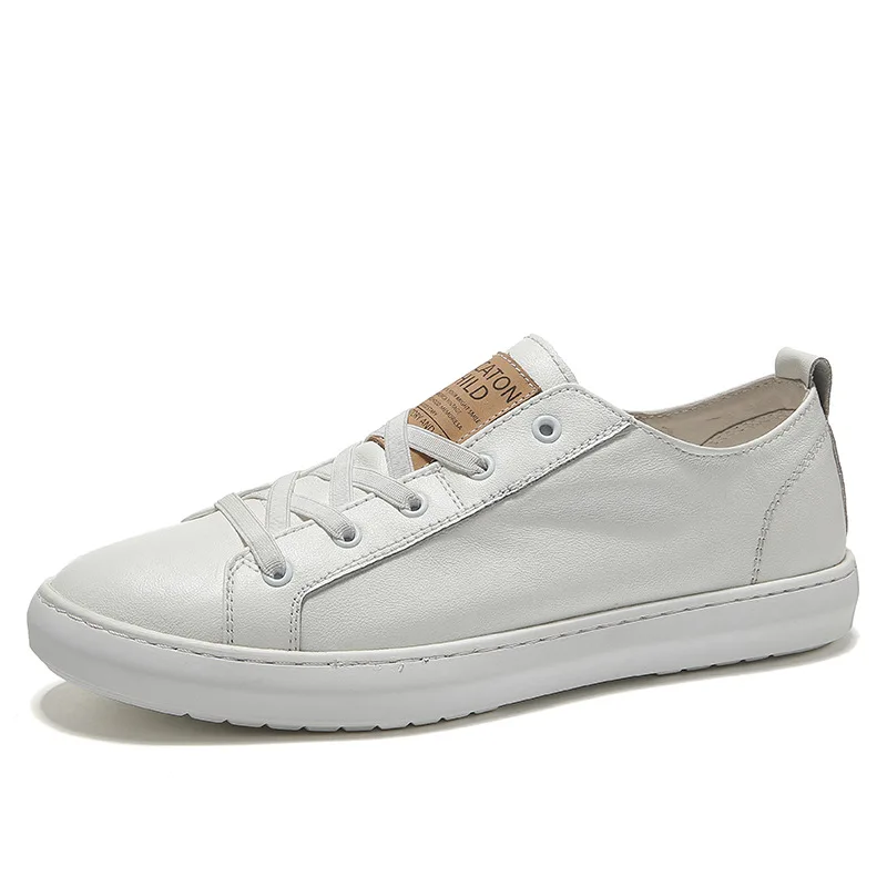 2021 High-quality Leather Men's Shoes Spring New Men's Casual Shoes Flat Shoes Men's Wild Trend European Leather White Shoes
2021 High-quality Leather Men's Shoes Spring New Men's Casual Shoes Flat Shoes Men's Wild Trend European Leather White Shoes