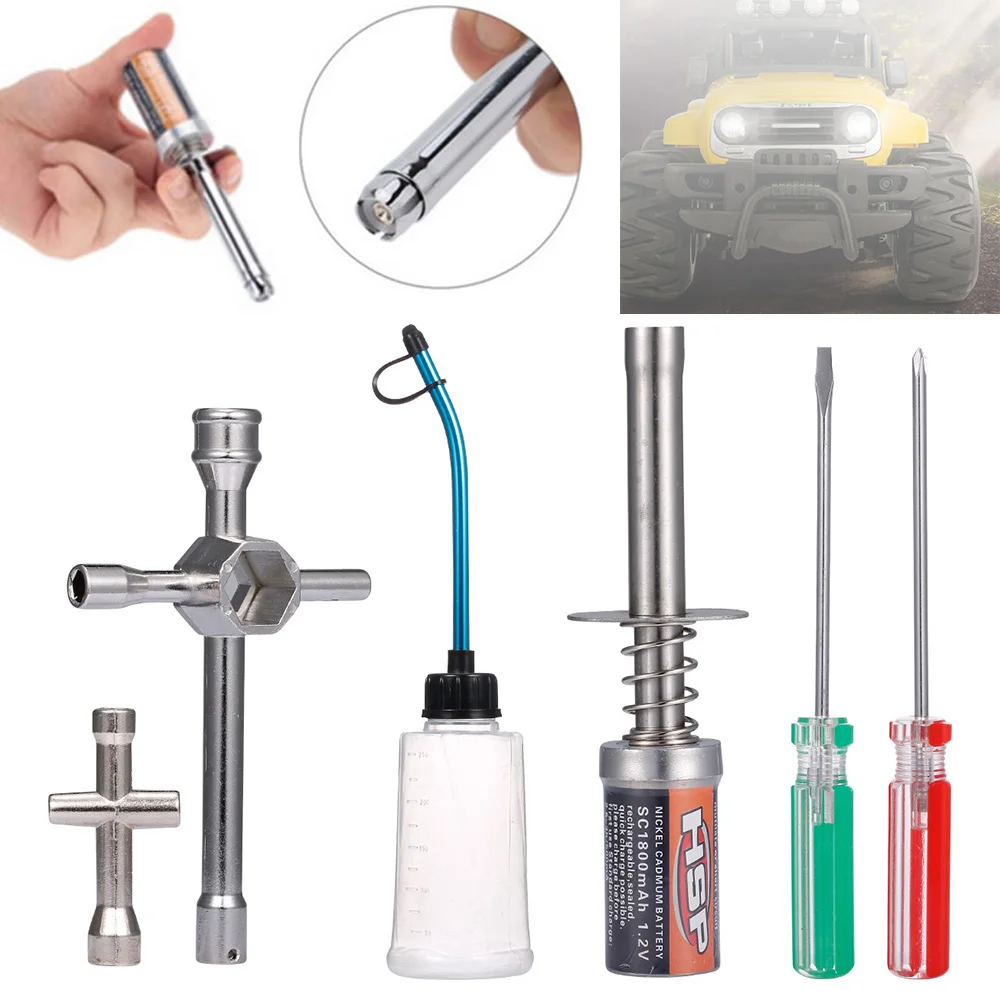 RC Car Rechargeable Glow Plug Starter Ignition Ac Charger Ignition Kit for Engine Power 1/10 Nitro Gas 1/8 Rc Car Engines
RC Car Rechargeable Glow Plug Starter Ignition Ac Charger Ignition Kit for Engine Power 1/10 Nitro Gas 1/8 Rc Car Engines