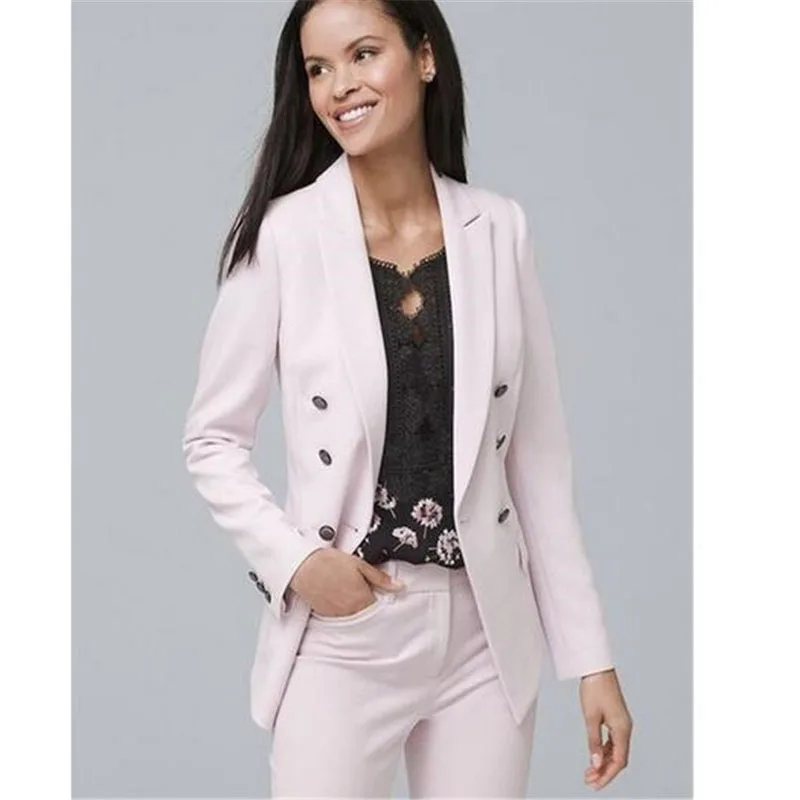 Custom Made Business Pant Suits for Women Plus Size Ladies Pantsuit Blazer+Pants for Work Light Pink Pantsuit for Wedding Party
Custom Made Business Pant Suits for Women Plus Size Ladies Pantsuit Blazer+Pants for Work Light Pink Pantsuit for Wedding Party