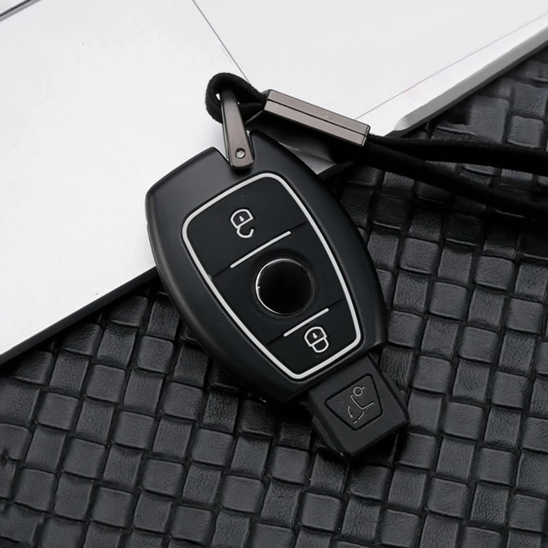 Чехол для автомобильного ключа из цинкового сплава Mercedes benz A B C R G Class W203 W204 W210 W211 W124