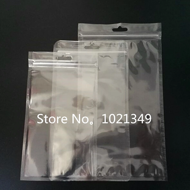 5000pcs/12*21cm Zip lock clear Self Sealing Plastic packaging Bag zip poly bags zipper Sundries Storage Waterproof bag | Дом и сад