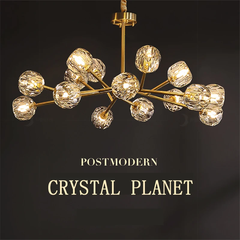 Modern American ALL Copper Crystal Chandelier Lighting and Dining Room Luxury Gold Lustre Kitchen Molecular art Hanging Lamps
Modern American ALL Copper Crystal Chandelier Lighting and Dining Room Luxury Gold Lustre Kitchen Molecular art Hanging Lamps