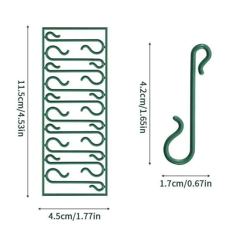 S-shaped plastic hooks, bell hooks, Christmas tree ball accessories, decoration hooks Christmas N3M8
S-shaped plastic hooks, bell hooks, Christmas tree ball accessories, decoration hooks Christmas N3M8