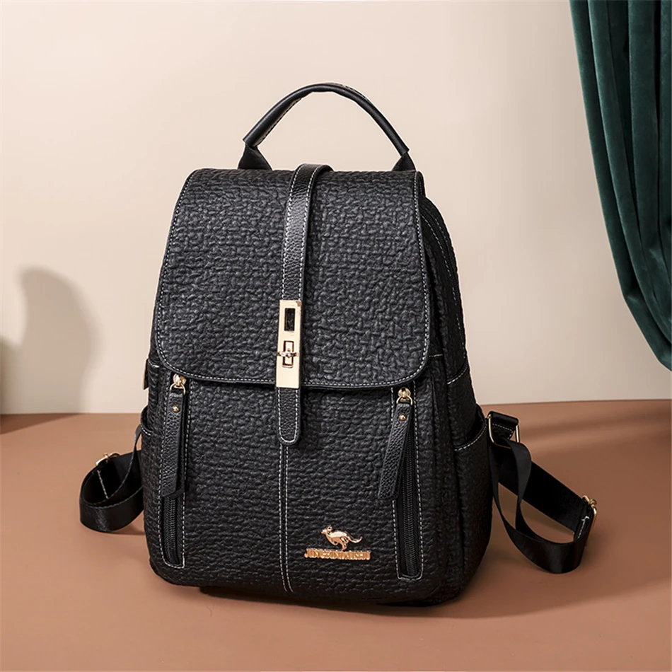 Simple Multi Purpose Backpack Shoulder High-Capacity Ladies Women's Bags School Travel Bag Fashion For Girls Luxury Backpacks
Simple Multi Purpose Backpack Shoulder High-Capacity Ladies Women's Bags School Travel Bag Fashion For Girls Luxury Backpacks