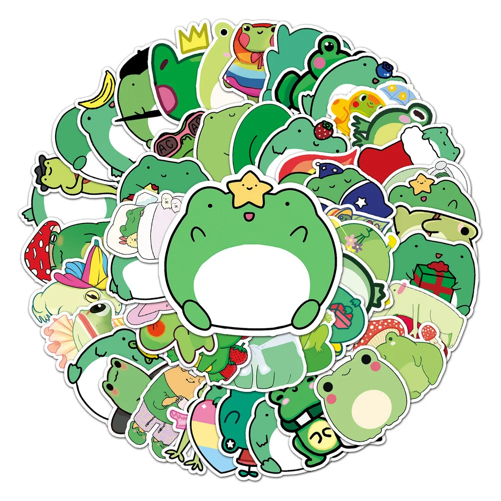 10/50PCS Graffiti Cute Little Frog Sticker Car Computer Mobile Phone Refrigerator Skateboard Decoration Sticker Wholesale
10/50PCS Graffiti Cute Little Frog Sticker Car Computer Mobile Phone Refrigerator Skateboard Decoration Sticker Wholesale