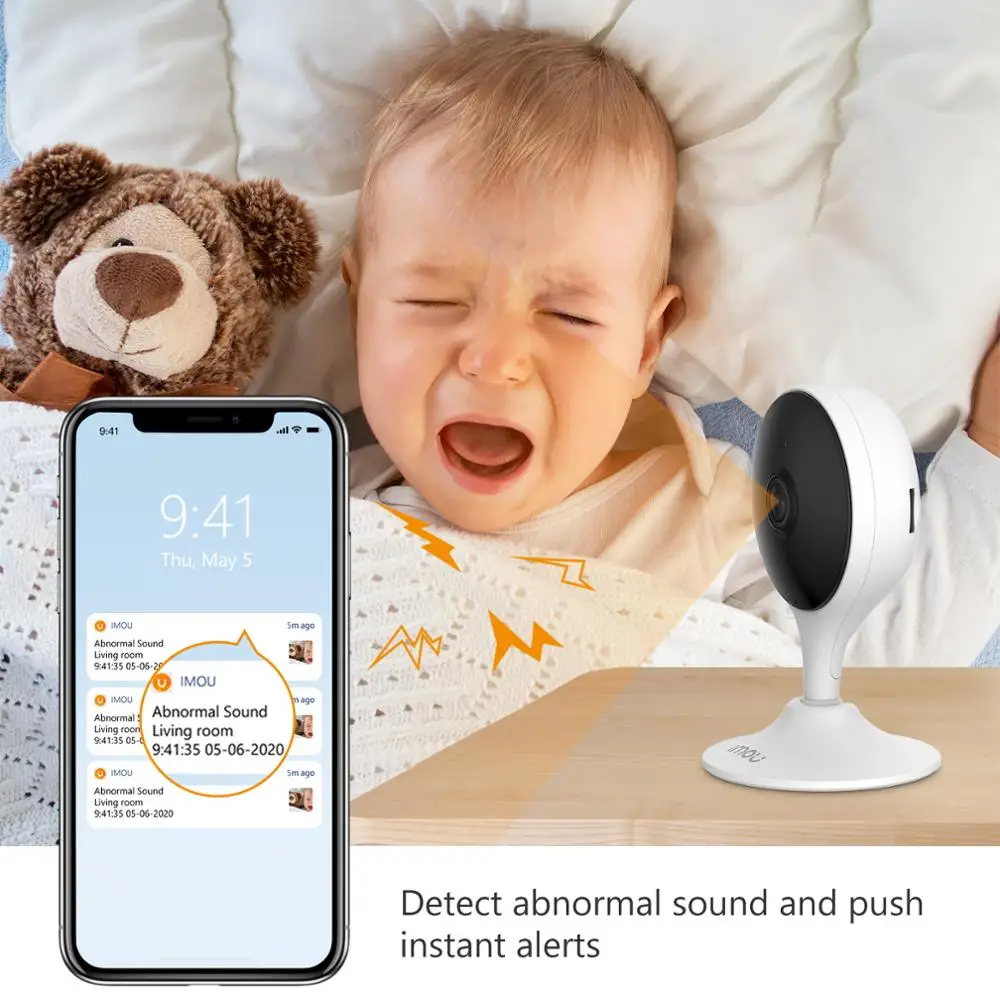 Smart camera 1080P camera wifi IP baby monitor human body detection compact home tracking night vision video mini surveillance
Smart camera 1080P camera wifi IP baby monitor human body detection compact home tracking night vision video mini surveillance