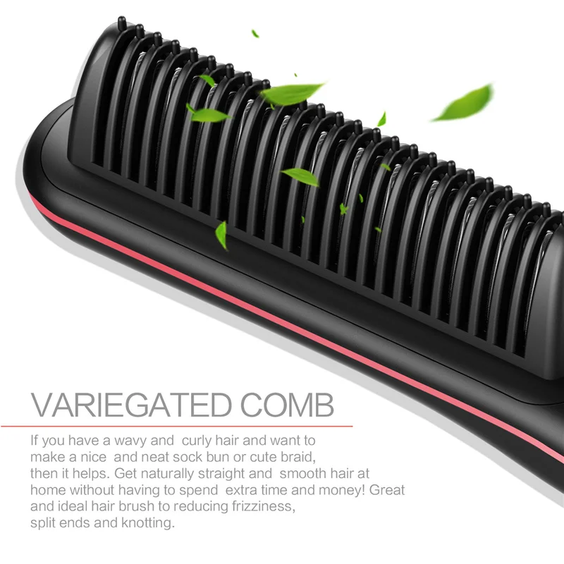 Hair Straightening Multifunctional Straightener Hot Comb Hair Care Men Beard Straightener Heated Brushe Ceramic Curler Electric
Hair Straightening Multifunctional Straightener Hot Comb Hair Care Men Beard Straightener Heated Brushe Ceramic Curler Electric