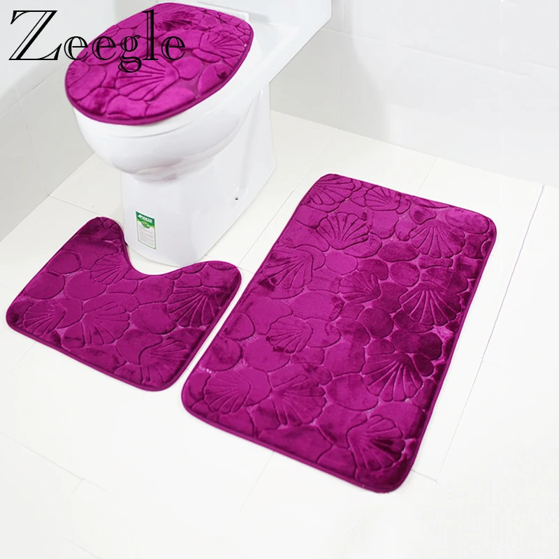 Zeegle Bathroom Bath Mat Set Toilet Rugs Flannel Anti Slip Shower Carpets Home Lid Cover Room Rug Floor Mats
Zeegle Bathroom Bath Mat Set Toilet Rugs Flannel Anti Slip Shower Carpets Home Lid Cover Room Rug Floor Mats