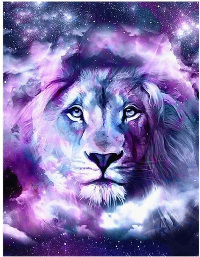 5D DIY Diamond Painting Kits Starry Sky Lion Full Round With AB Drill Diamond Art Family Living Room Bedroom Decoration Gift
5D DIY Diamond Painting Kits Starry Sky Lion Full Round With AB Drill Diamond Art Family Living Room Bedroom Decoration Gift
