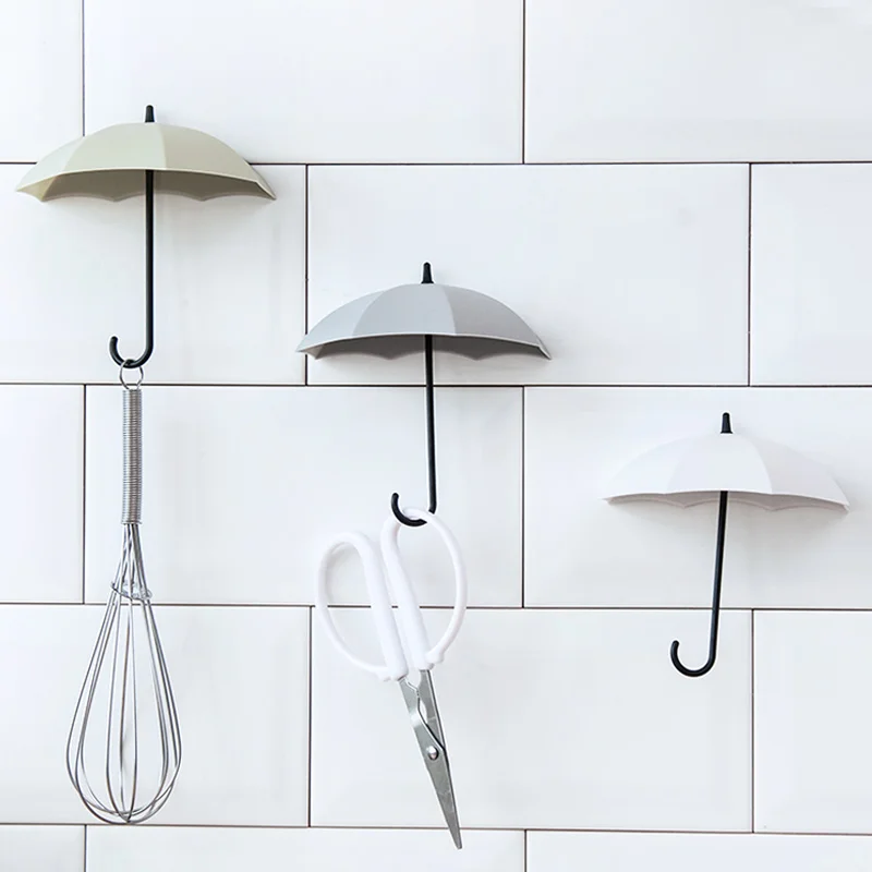 New 3pc/lot Umbrella Shaped Creative Key Hanger Rack Home Decorative Holder Wall Hook For Kitchen Organizer Bathroom Accessories
New 3pc/lot Umbrella Shaped Creative Key Hanger Rack Home Decorative Holder Wall Hook For Kitchen Organizer Bathroom Accessories