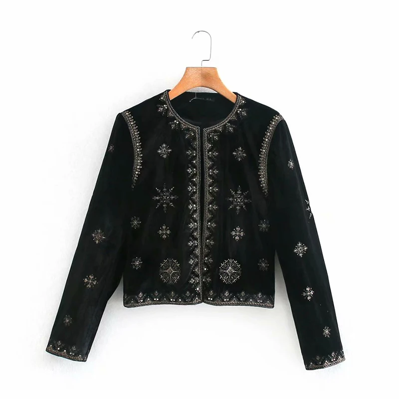 BBWM French Women New Black printing Simplicity Loose Jacket Female Round Neck Long Sleeves Coat Chic Top
BBWM French Women New Black printing Simplicity Loose Jacket Female Round Neck Long Sleeves Coat Chic Top