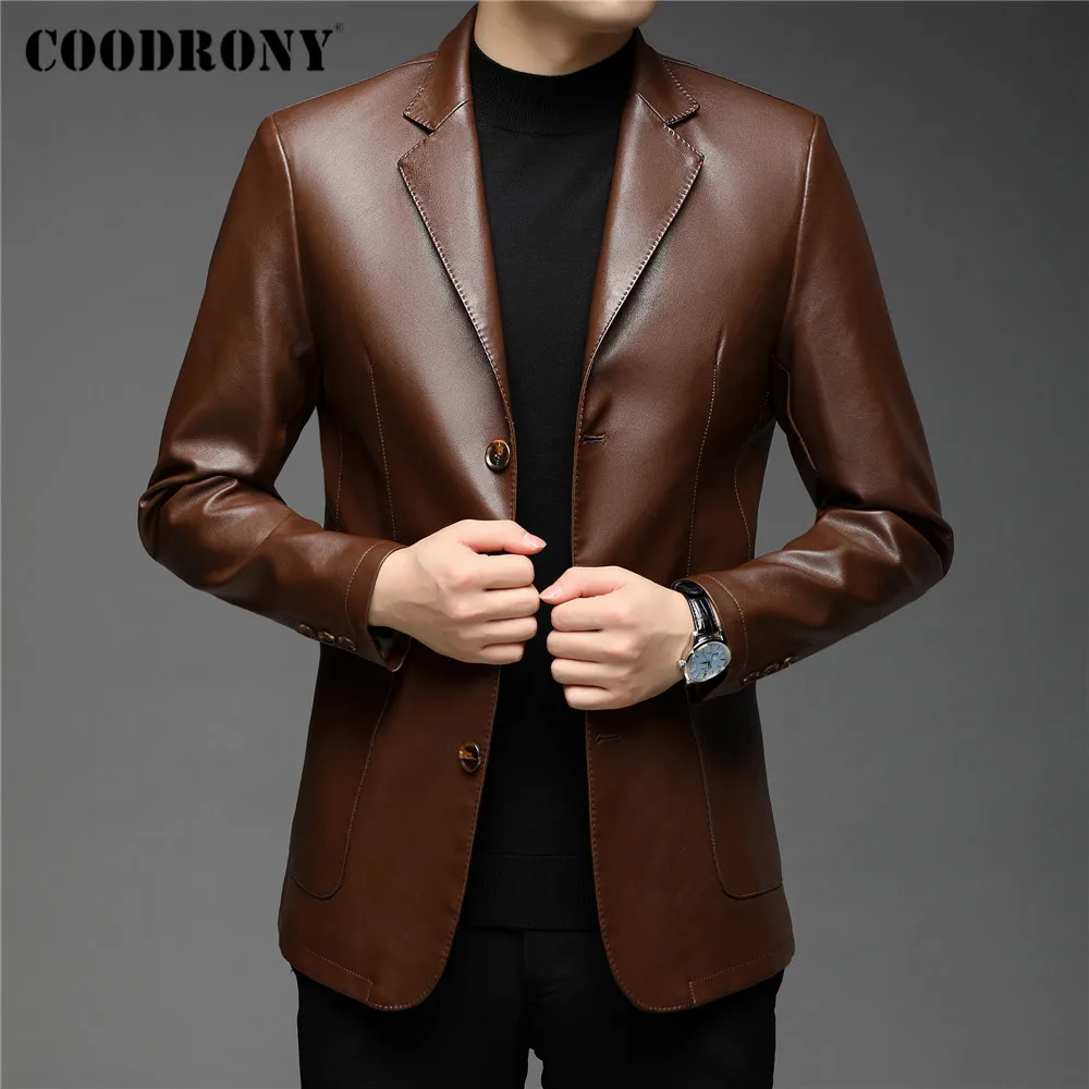 COODRONY Brand Faux Leather Jacket Men Motorcycle Clothing Classic Fashion Casual Coats Autumn Winter Warm Long Outerwear C8127
COODRONY Brand Faux Leather Jacket Men Motorcycle Clothing Classic Fashion Casual Coats Autumn Winter Warm Long Outerwear C8127