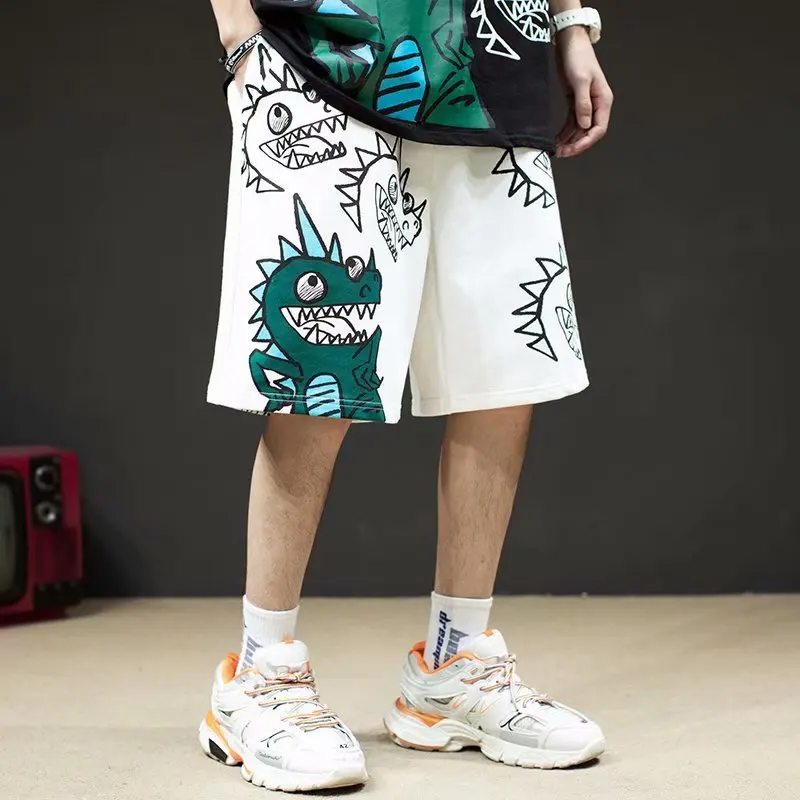 M-5XL New Streetwear Hipster Cartoon Shorts Casual Gothic Large Size Dinosaur Shorts Men Hip-hop Graffiti Five-point Pants 2021
M-5XL New Streetwear Hipster Cartoon Shorts Casual Gothic Large Size Dinosaur Shorts Men Hip-hop Graffiti Five-point Pants 2021
