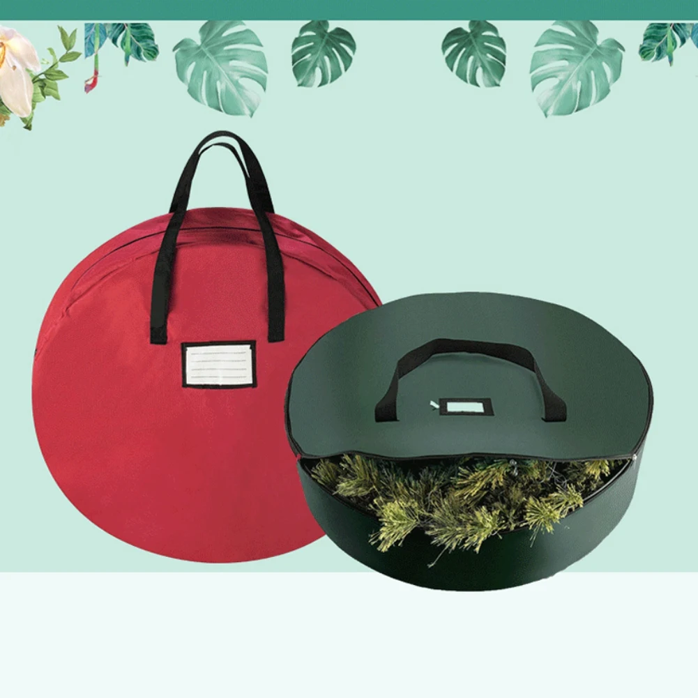 Christmas Wreath Storage Bag 600D Oxford Strong Carry Handle Zipper As A Gift for Family Decorations
Christmas Wreath Storage Bag 600D Oxford Strong Carry Handle Zipper As A Gift for Family Decorations