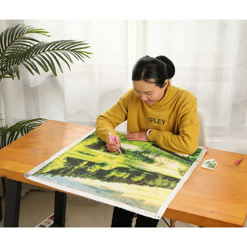 5D DIY Diamond Painting Landscape Forest Full Round Diamond Mosaic Rhinestone Diamond Embroidery Natural Scenery Home Decor
5D DIY Diamond Painting Landscape Forest Full Round Diamond Mosaic Rhinestone Diamond Embroidery Natural Scenery Home Decor