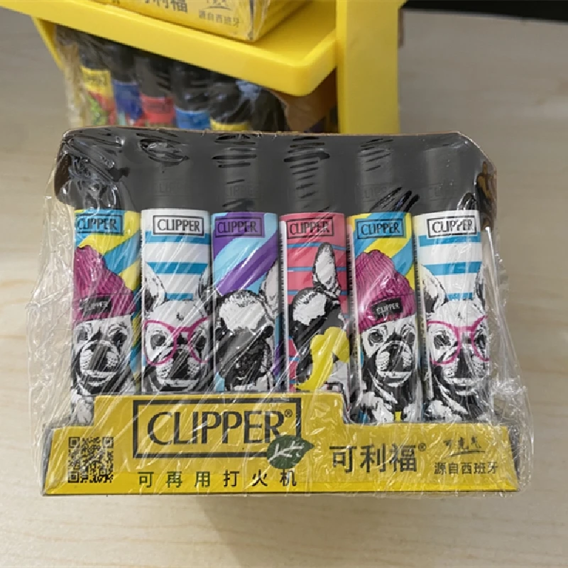 Clipper Original Grinding Wheel Flint Ignition Lighter Open Flame Torch Gas Lighters Use Collection Gift 1 Box 24 pieces 
Clipper Original Grinding Wheel Flint Ignition Lighter Open Flame Torch Gas Lighters Use Collection Gift 1 Box 24 pieces