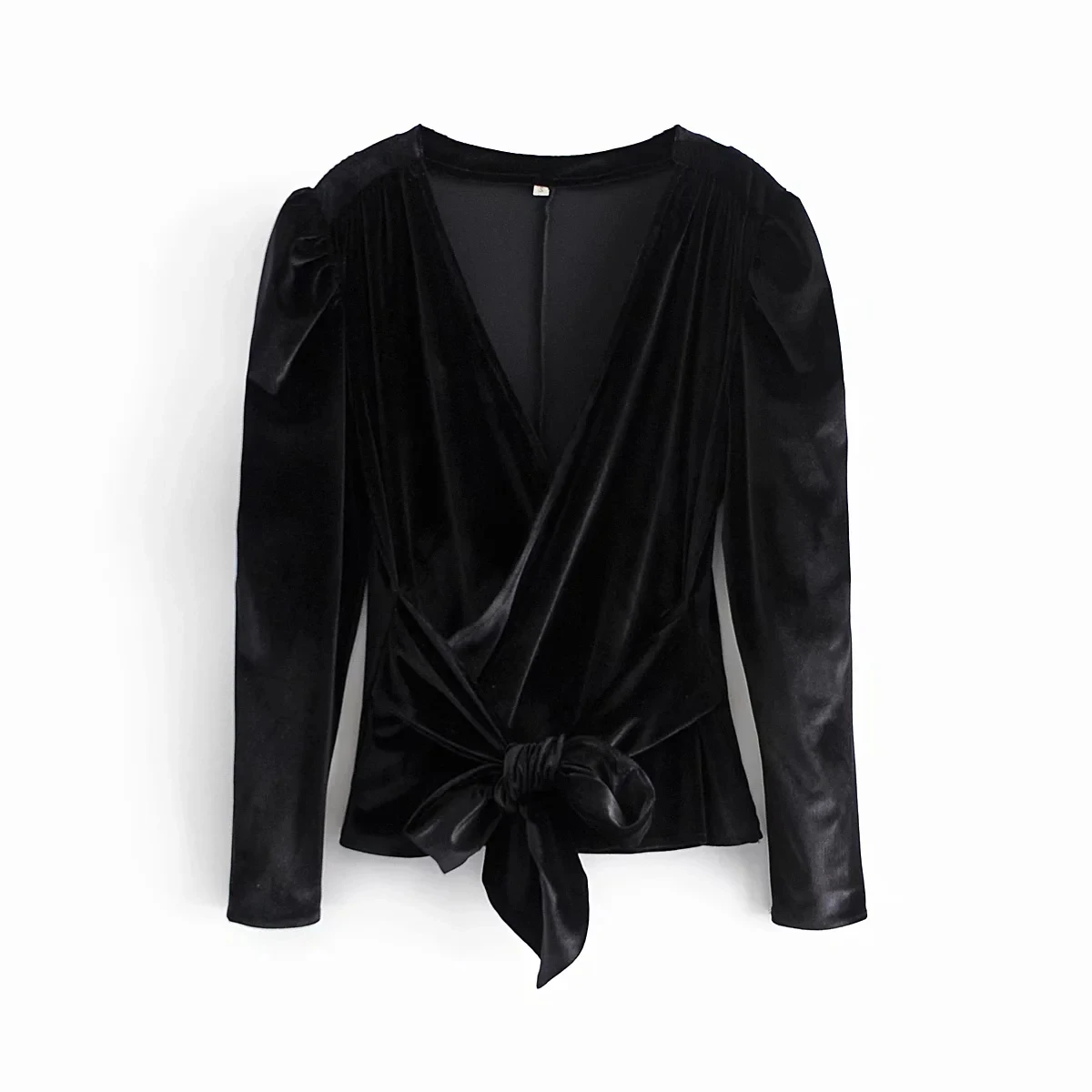 Xitimeao Women New Fashion Retro Velvet Short Tops V-neck Cross Top Long Sleeve Shirt Solid Color Elegant Sexy Blouse Clothing
Xitimeao Women New Fashion Retro Velvet Short Tops V-neck Cross Top Long Sleeve Shirt Solid Color Elegant Sexy Blouse Clothing