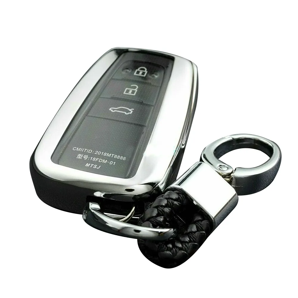 Car Key Fob Cover Case Chain For Toyota RAV4 Highlander Corolla Kluger 86 Car Accessories High-quality Key Case
Car Key Fob Cover Case Chain For Toyota RAV4 Highlander Corolla Kluger 86 Car Accessories High-quality Key Case