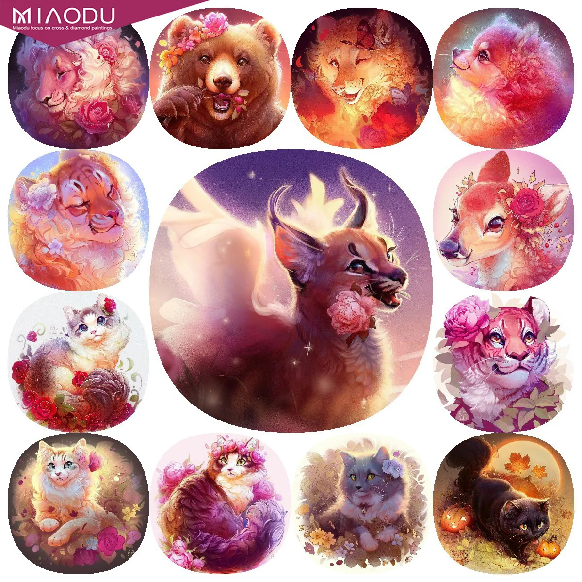 Cartoon Fantasy Flowers And Animals 5D Diamond Painting Cross Stitch Kits Embroidery Abstract Art Mosaic Full Drill Home Decor
Cartoon Fantasy Flowers And Animals 5D Diamond Painting Cross Stitch Kits Embroidery Abstract Art Mosaic Full Drill Home Decor