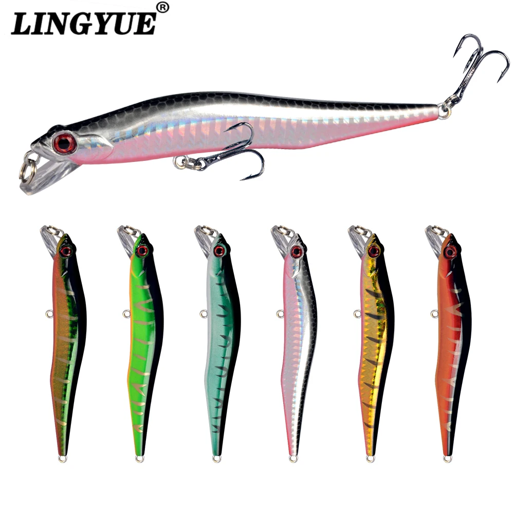 Hot Sale 1pcs 11.5cm/11g Minnow Fishing Lures 3D Eyes with 6# Hooks High Quality Crankbait Wobbler Fishing Tackle Wholesale.
Hot Sale 1pcs 11.5cm/11g Minnow Fishing Lures 3D Eyes with 6# Hooks High Quality Crankbait Wobbler Fishing Tackle Wholesale.