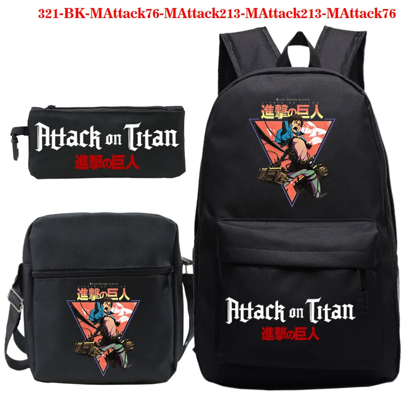 Mochila Attack On Titan Backpacks 3pcs Set Boys Girls School Bags Student Bookbag Zipper Rucksack Teens Travel Bagpack Anime Bag
Mochila Attack On Titan Backpacks 3pcs Set Boys Girls School Bags Student Bookbag Zipper Rucksack Teens Travel Bagpack Anime Bag