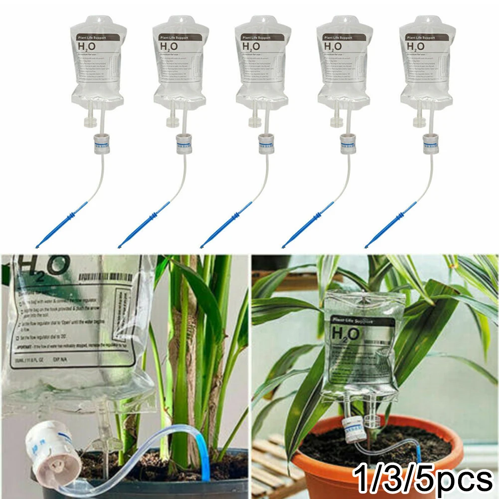 3PCS Plant Life Support Drip Watering Package Irrigation System Home Plant Garden Watering System Dripper Spike Kits 350ML
3PCS Plant Life Support Drip Watering Package Irrigation System Home Plant Garden Watering System Dripper Spike Kits 350ML