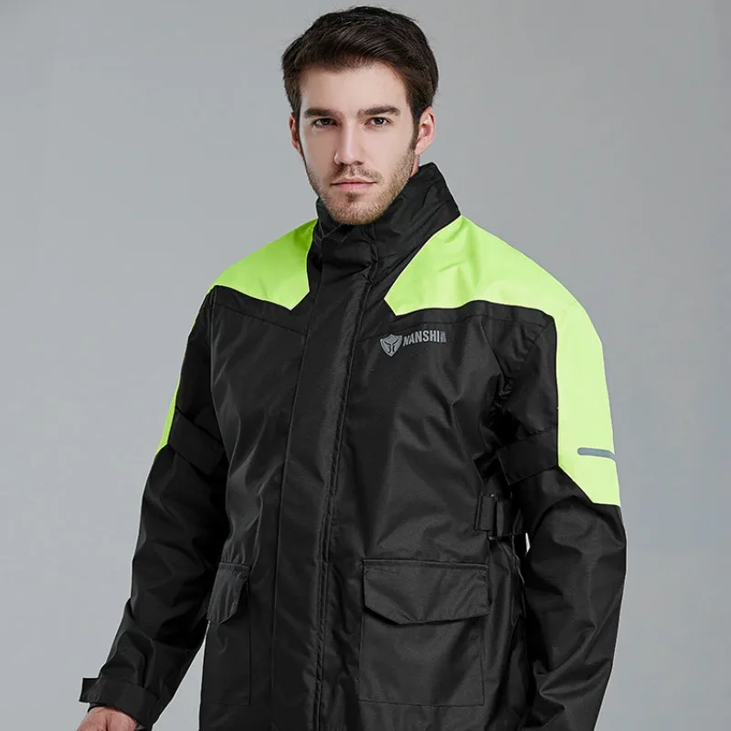 Nylon Waterproof Jacket Men with Hood Motorcycle Raincoat Rain Pants Suit Adults Rain Jacket Thickened Sports Rain Poncho Hiking
Nylon Waterproof Jacket Men with Hood Motorcycle Raincoat Rain Pants Suit Adults Rain Jacket Thickened Sports Rain Poncho Hiking