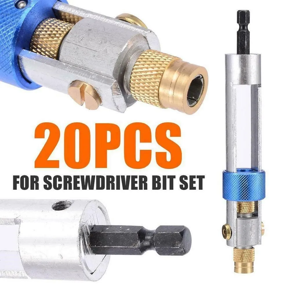 20pcs HSS Countersink Drill Bit Driver Swivel Head Quick-Change Tool Drilling Pilot Holes Woodworking Drill Bit Set
20pcs HSS Countersink Drill Bit Driver Swivel Head Quick-Change Tool Drilling Pilot Holes Woodworking Drill Bit Set
