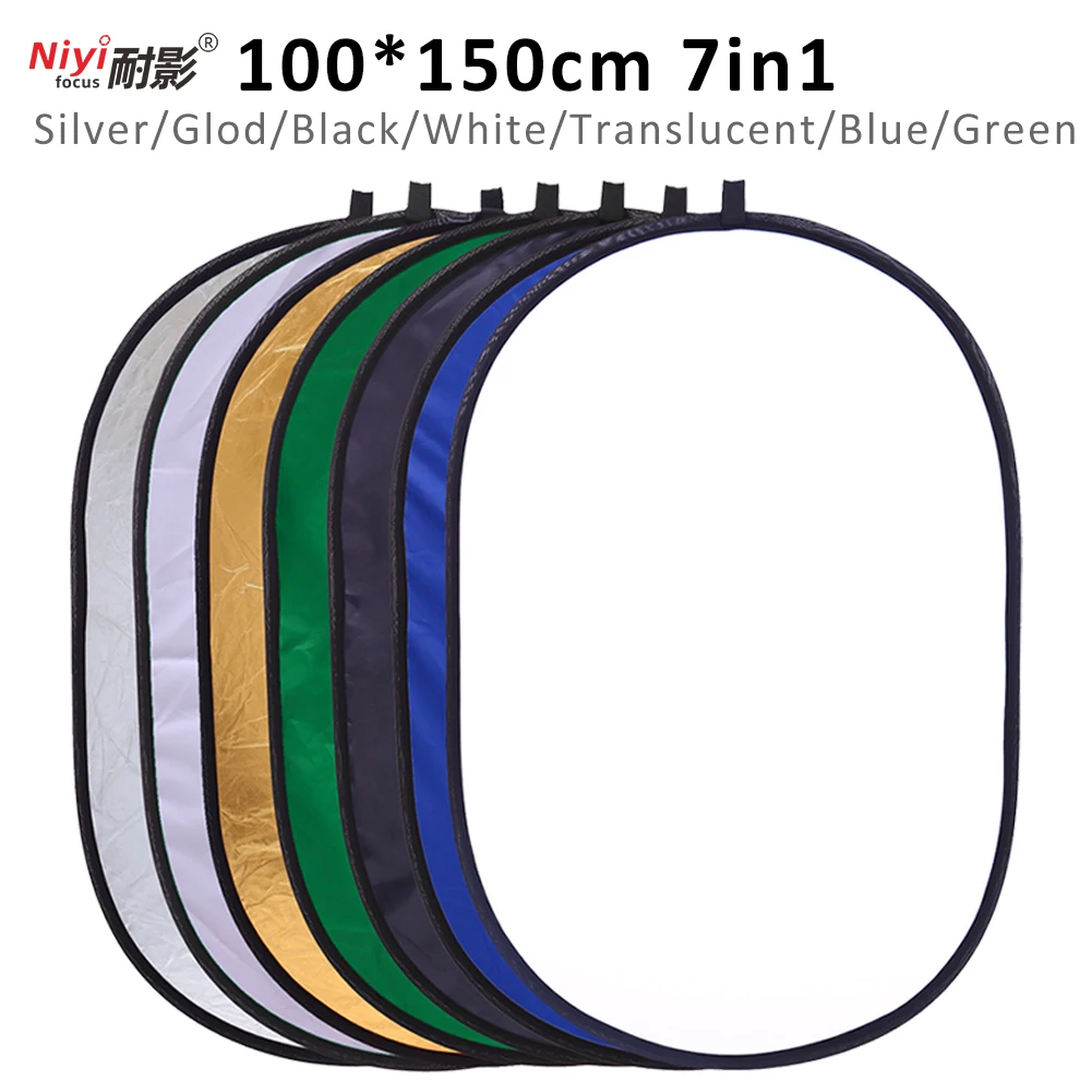 100x150cm 7in1 1.5M Portable Collapsible oval Multi-Disc light photo studio Reflector fotografia photography accessories
100x150cm 7in1 1.5M Portable Collapsible oval Multi-Disc light photo studio Reflector fotografia photography accessories