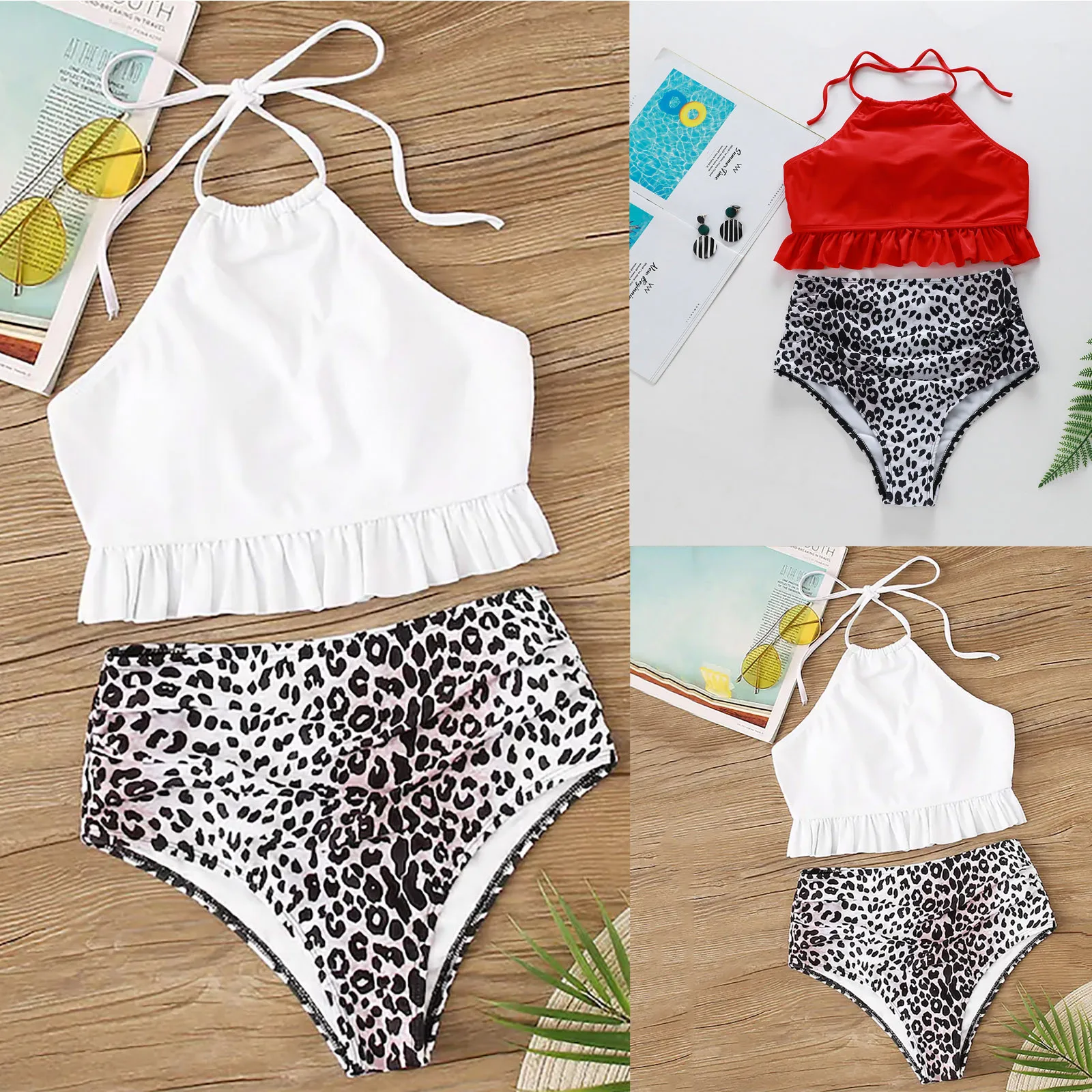 Sexy Bikini Set Women Push Up Swimwear High Waist Brazilian Halter Swimsuit Bandage Striped Beachwear Two Piece Bathing Suits
Sexy Bikini Set Women Push Up Swimwear High Waist Brazilian Halter Swimsuit Bandage Striped Beachwear Two Piece Bathing Suits