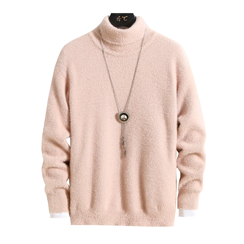 2020 Men Turtleneck Sweater Autumn Winter Solid Color Imitation Mink Warm Sweater Men's Slim Fit Knitted Jumper Pullovers 3XL
2020 Men Turtleneck Sweater Autumn Winter Solid Color Imitation Mink Warm Sweater Men's Slim Fit Knitted Jumper Pullovers 3XL