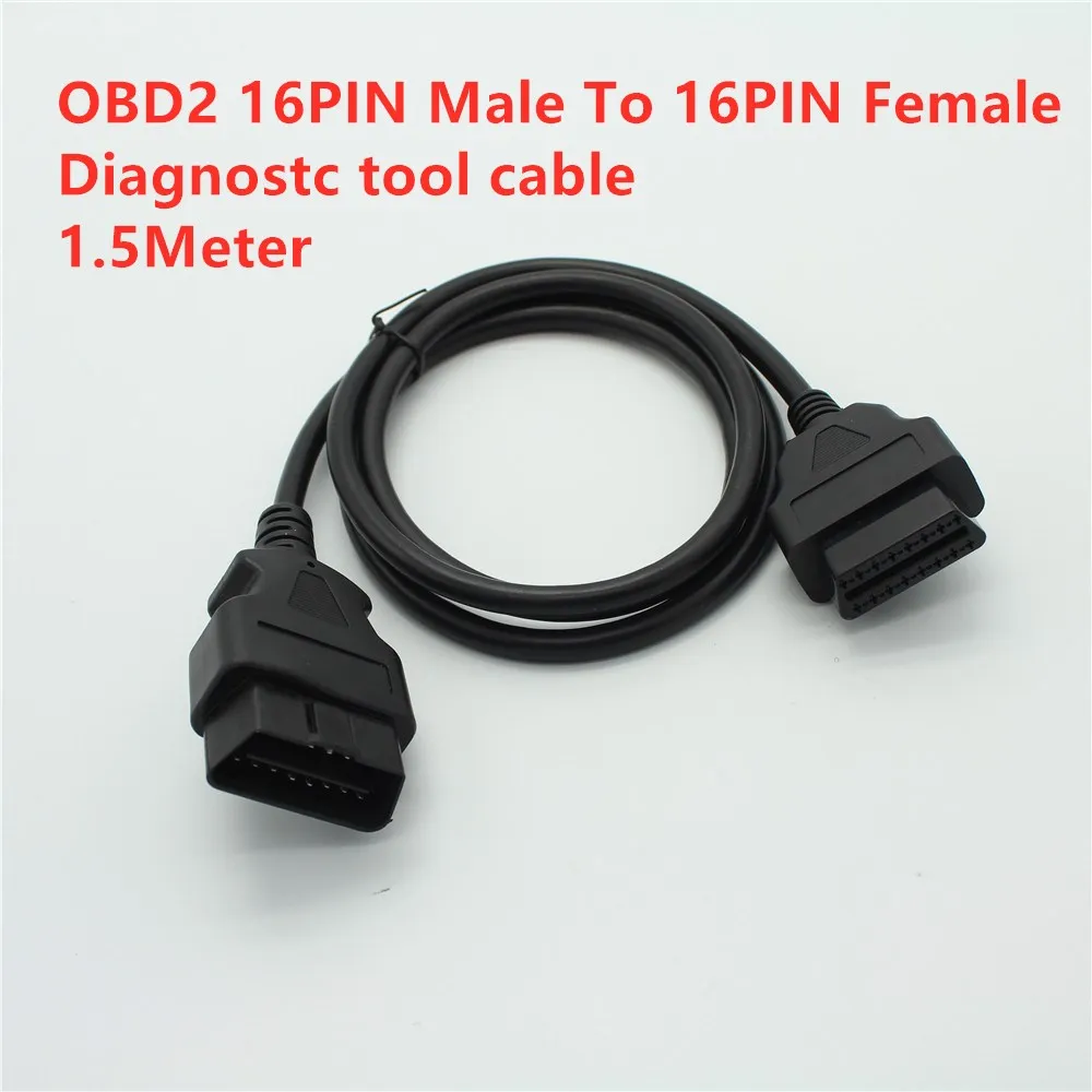 

Car Diagnostic Cable OBD2 OBD Extension Cable OBD-2 16Pin Male To 16Pin Female OBD II Connector for OBD2 16P Diagnostic Tool
