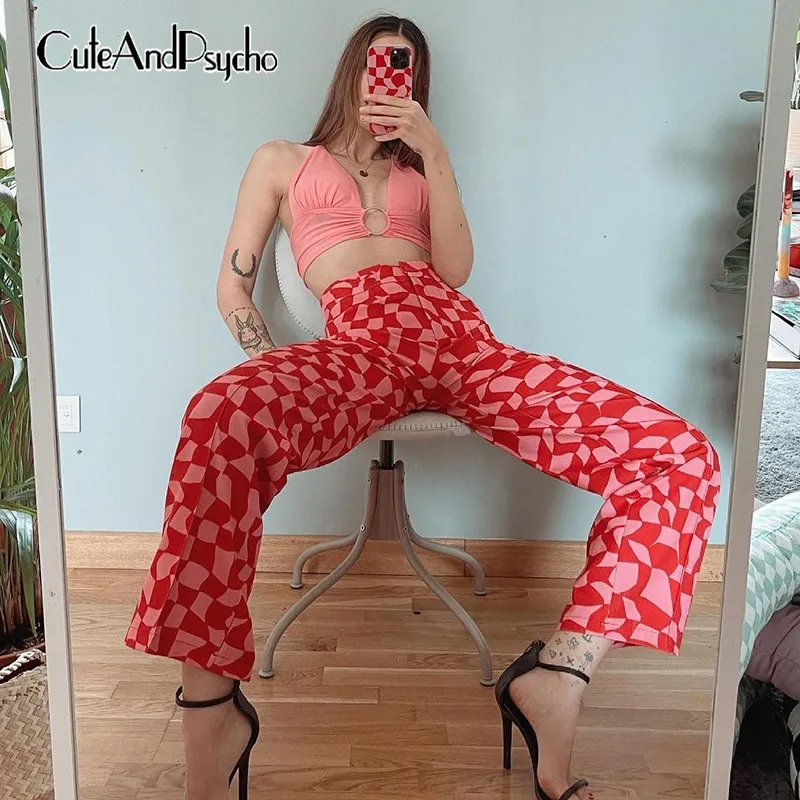 Irregular Plaid Print Y2K Cute Straight Sweatpants Streetwear Joggers Aesthetic Pants Retro Casual Cargo Trousers Cuteandpsycho
Irregular Plaid Print Y2K Cute Straight Sweatpants Streetwear Joggers Aesthetic Pants Retro Casual Cargo Trousers Cuteandpsycho