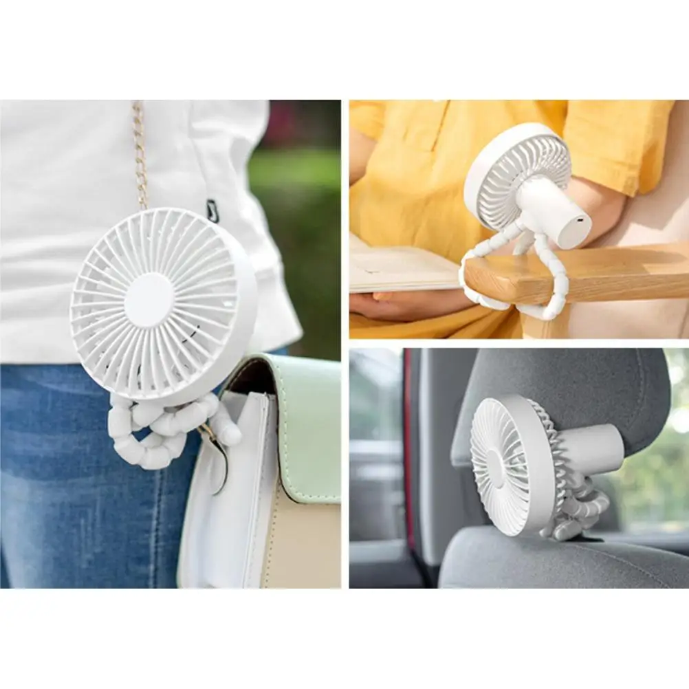 Portable USB Fan Handheld Fan With Flexible Tripod 3 Speeds Clip Fan For Pram Car Seat Tent Outdoor Activit Ventilador Electrico
Portable USB Fan Handheld Fan With Flexible Tripod 3 Speeds Clip Fan For Pram Car Seat Tent Outdoor Activit Ventilador Electrico