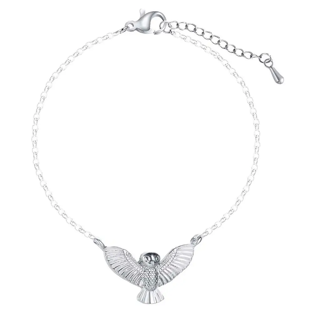 Todorova Cute Owl Pendant Bracelets for Women Link Chain Animal Bird Children Jewelry Gifts Girls Wholesale | Украшения и