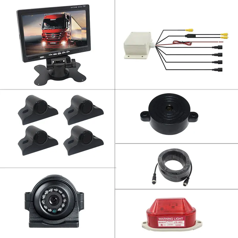 Truck Blind spot detection Right side parking sensor with HD audio monitor Parking sensor with Alarm System
Truck Blind spot detection Right side parking sensor with HD audio monitor Parking sensor with Alarm System