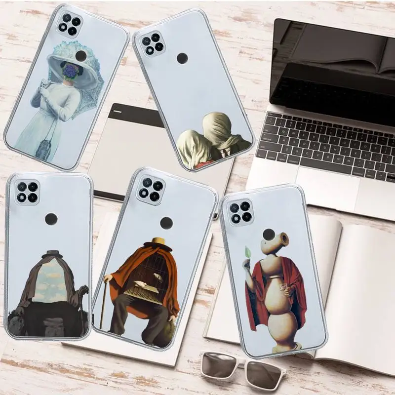 Rene Magritte painting Phone Case Transparent for Xiaomi redmi note 5 7 8 9 10 11 t S A lite pro high quality funda
Rene Magritte painting Phone Case Transparent for Xiaomi redmi note 5 7 8 9 10 11 t S A lite pro high quality funda