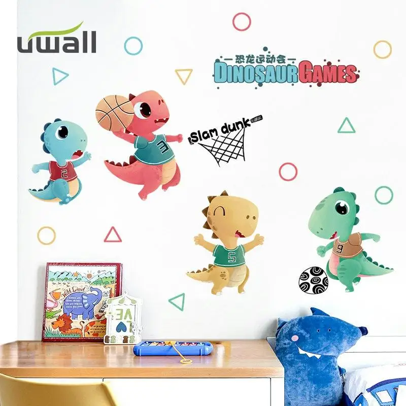 Cartoon Basketball Dinosaur Wall Stickers Kids Room Wall Decor Boy Bedroom Wall Sticker Home Decoration Self-Adhesive Stickers
Cartoon Basketball Dinosaur Wall Stickers Kids Room Wall Decor Boy Bedroom Wall Sticker Home Decoration Self-Adhesive Stickers
