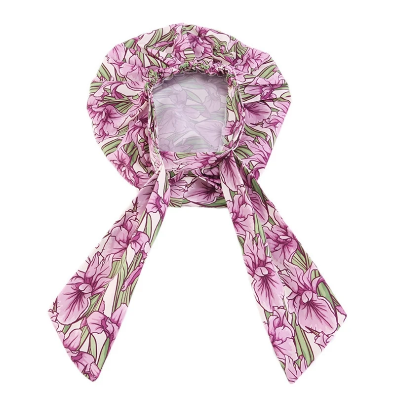 Women Reusable Waterproof Big Bow Shower Cap Adjustable Knot Head Cover Floral Fruit Print Hair Protection Bath Hat
Women Reusable Waterproof Big Bow Shower Cap Adjustable Knot Head Cover Floral Fruit Print Hair Protection Bath Hat