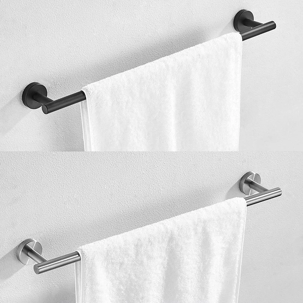 5pcs Bathroom Hardware Set Modern Hook Towel Bar Easy Install Toilet Paper Holder Rustproof Wall Mounted Stainless Steel Hanger
5pcs Bathroom Hardware Set Modern Hook Towel Bar Easy Install Toilet Paper Holder Rustproof Wall Mounted Stainless Steel Hanger