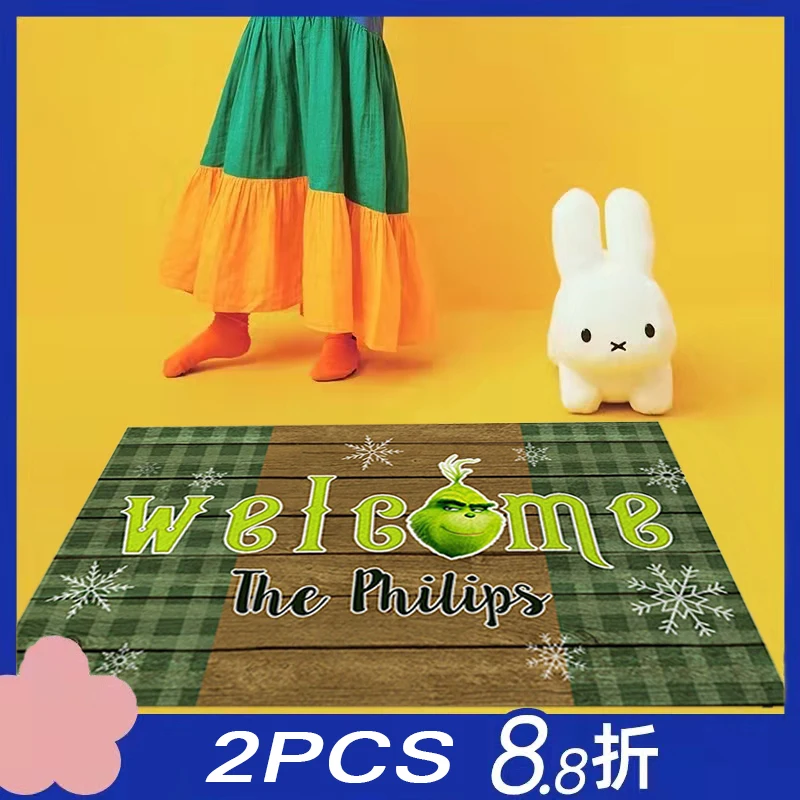 Christmas Grinch Creative Funny 60cmx40cm 3D Bathroom Bedroom Living Room Anti-slip Mat Household Carpet Kitchen Door Mat
Christmas Grinch Creative Funny 60cmx40cm 3D Bathroom Bedroom Living Room Anti-slip Mat Household Carpet Kitchen Door Mat