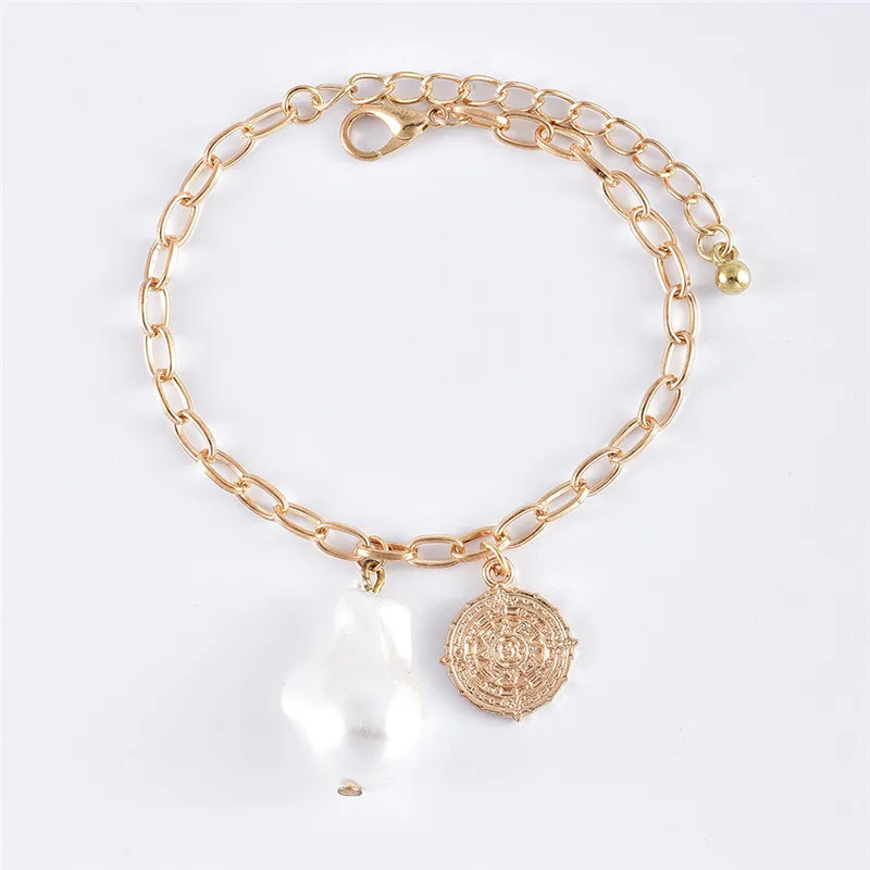 New Fashion 4pcs/set Creativity Pearl Chain Bracelet Women Geometric Vintage Coin Charm Bracelets Bangles Set Party Jewelry
New Fashion 4pcs/set Creativity Pearl Chain Bracelet Women Geometric Vintage Coin Charm Bracelets Bangles Set Party Jewelry