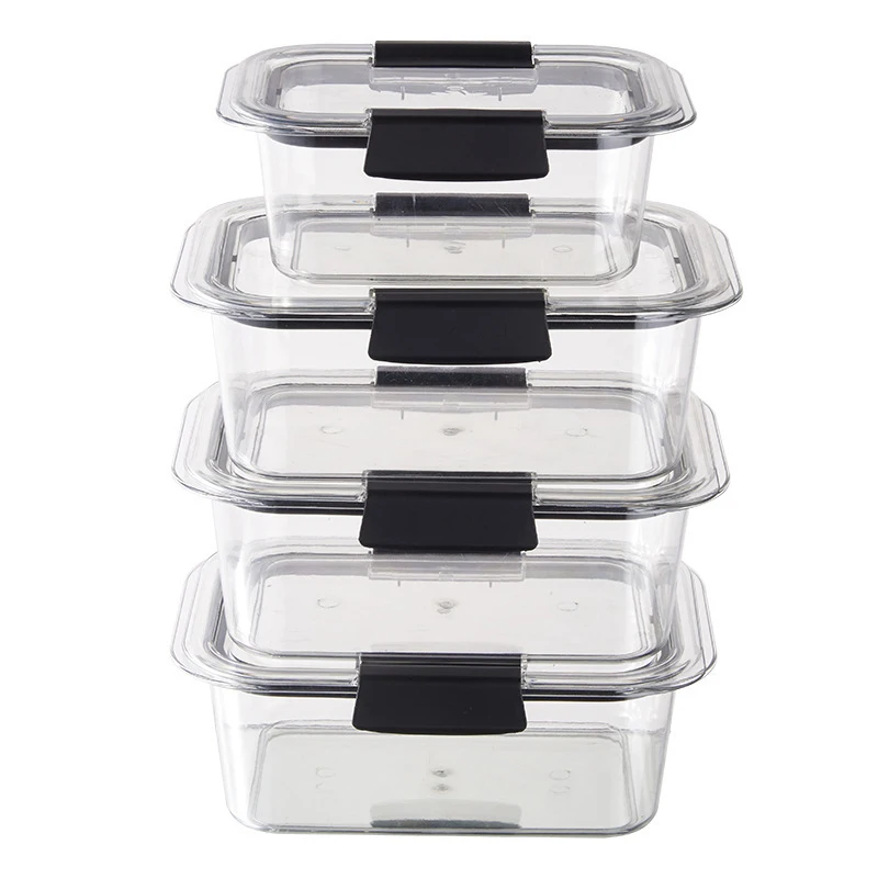 

Refrigerator Sealed Storage Box Household Kitchen Fresh-keeping Organizer Food Containers Tank For Vegetables Fruits Nut Lunch