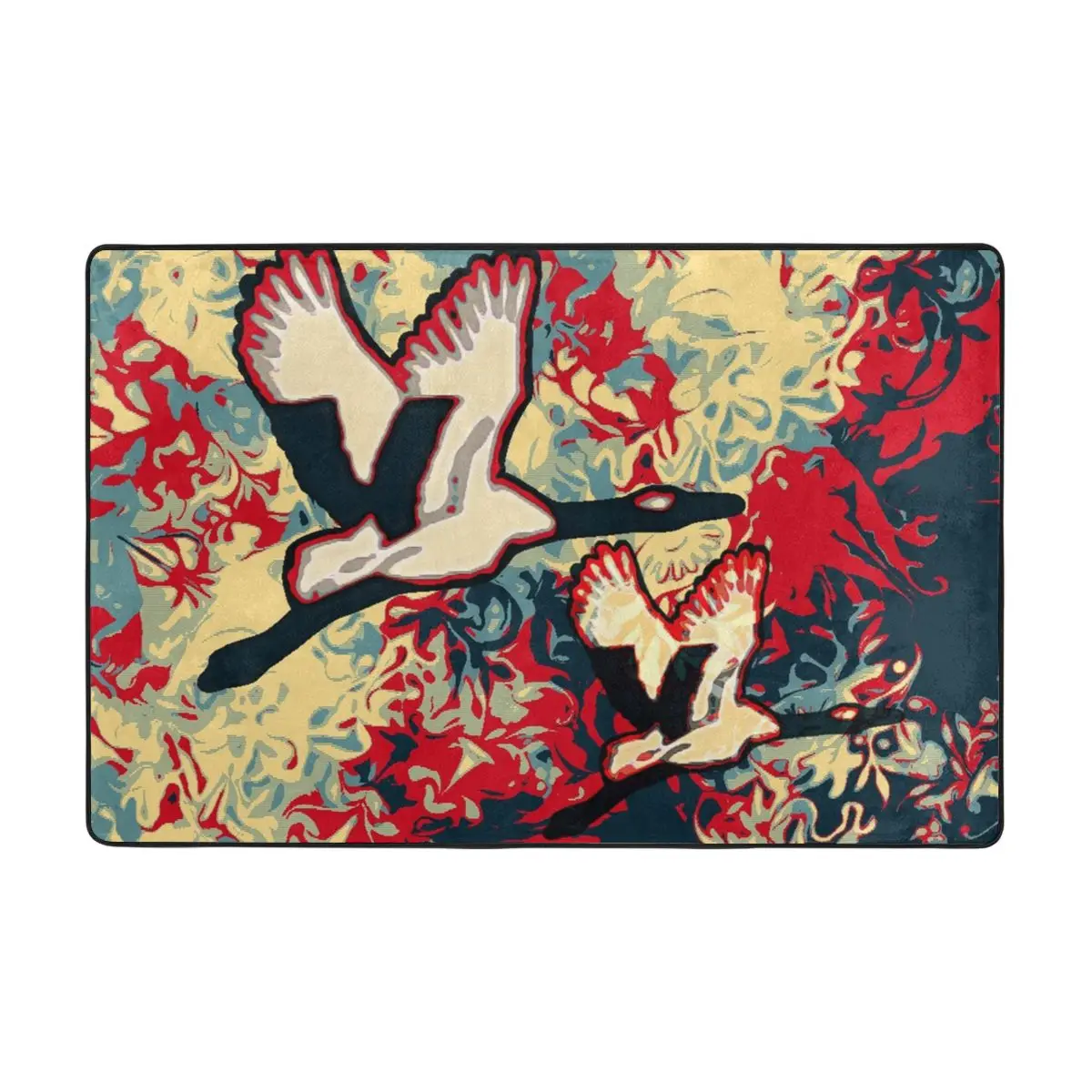 Two Cranes Doormat Carpet Mat Rug Polyester Anti-slip Floor Decor Bath Bathroom Kitchen Balcony 60*90
Two Cranes Doormat Carpet Mat Rug Polyester Anti-slip Floor Decor Bath Bathroom Kitchen Balcony 60*90