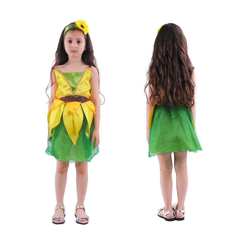 Christmas Halloween Festival Stage Role Performance Party Cute Sunflower Flower Fairy Girls Skirt Teens Child Costume Set
Christmas Halloween Festival Stage Role Performance Party Cute Sunflower Flower Fairy Girls Skirt Teens Child Costume Set