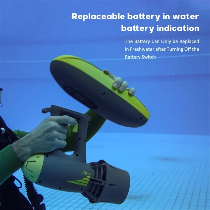

Подводный морской скутер 1000 Вт, Электрический водный скутер, пропеллер, морской скутер для водных видов спорта, дайвинга, подводного плаван...